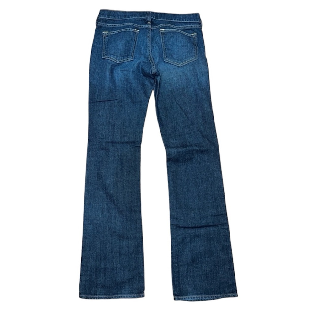 The Diva Old Navy Straight Leg Stretch Denim Jeans, Dark Wash Blue, Size 6 Long